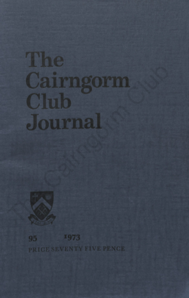 The Cairngorm Club Journal No 95 cover